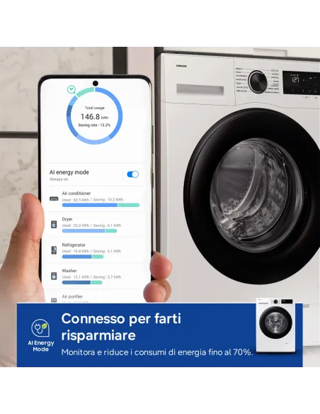 Samsung Lavatrice Crystal Clean 8 kg WW80CGC04DAEET