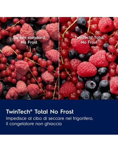 Electrolux FRIGORIFERO COMBINATO TWINTECH TOTAL NO FROST CLASSE E ENT6NE18S