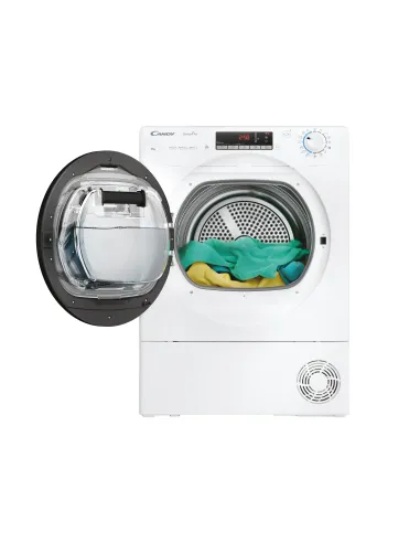Candy Smart Pro , Asciugatrice 9 KG, Classe E, Bianco, Vapore, Wi-Fi, CROE H9A2TBE-S
