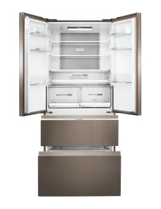 Haier HB18FGSAAA Libera installazione 539 L Argento, Titanio 2