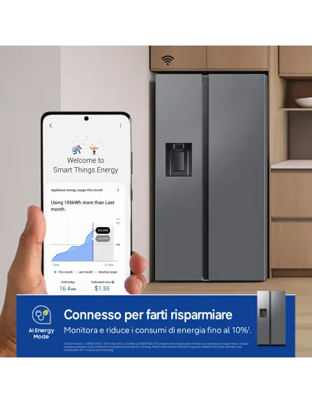 Samsung Frigorifero Side By Side 640L RS70F65KETEF