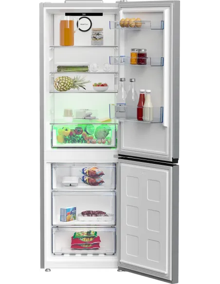 Beko B5XRCNA366HXB Frigorifero Combinato, Total No-Frost, 59.5 cm