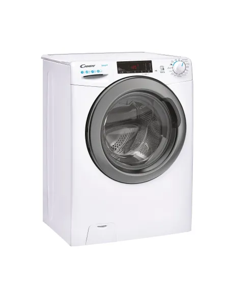Candy Smart , Lavatrice Slim 7 KG, Classe C, 1200 giri, Bianco, Vapore, Wi-Fi, CSS4127TWR3 1-11