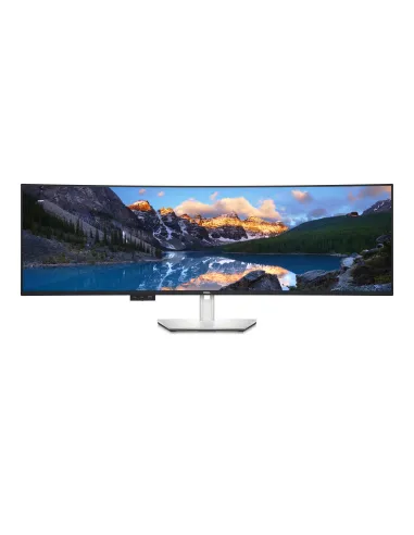DELL UltraSharp U4924DW Monitor PC 124,5 cm (49") 5120 x 1440 Pixel 5K Ultra HD LCD Nero, Argento
