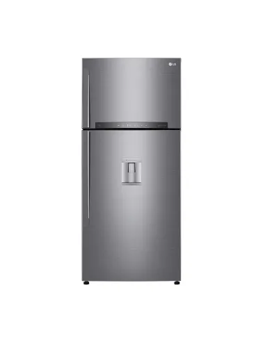 LG GTF744PZPED Frigorifero doppia porta, Classe E, 509L, Wi-Fi, Dispenser acqua, Inox
