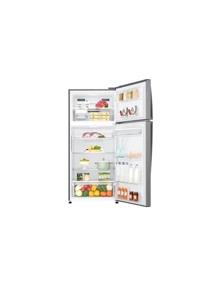 LG GTF744PZPED Frigorifero doppia porta, Classe E, 509L, Wi-Fi, Dispenser acqua, Inox