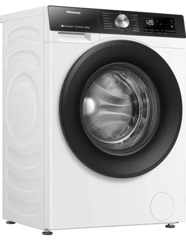 Hisense WD3S8043BW3 lavasciuga Libera installazione Caricamento frontale Bianco