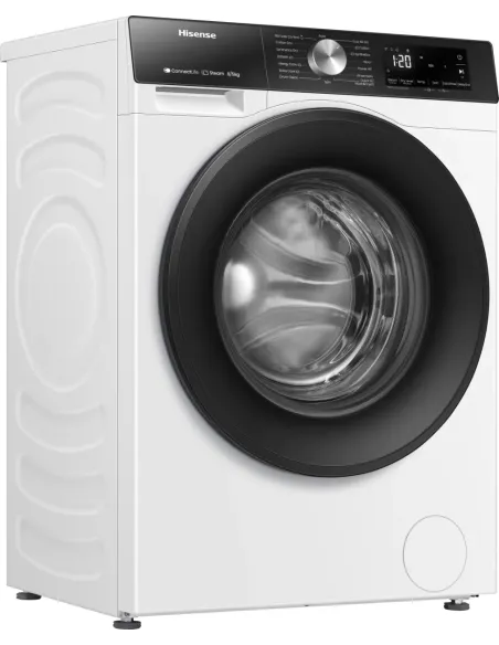 Hisense WD3S8043BW3 lavasciuga Libera installazione Caricamento frontale Bianco