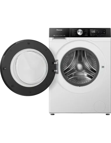 Hisense WD3S8043BW3 lavasciuga Libera installazione Caricamento frontale Bianco