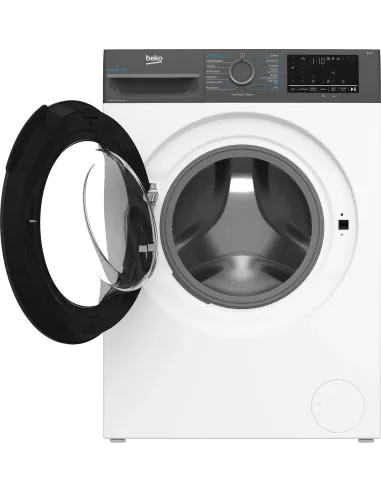 Beko b300 BMWEU8147DA Lavatrice 8kg, classe A-10%, 1400giri, linea estetica NX, motore inverter, Display Touch, colore Bianco,