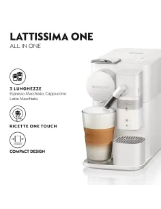 De’Longhi Lattissima One EN510.W Automatica Macchina per espresso 1 L 2