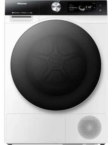 Hisense asciugatrice DH7S107BW 10 Kg Classe A+++ Ai super dry Porta reversibile WiFi