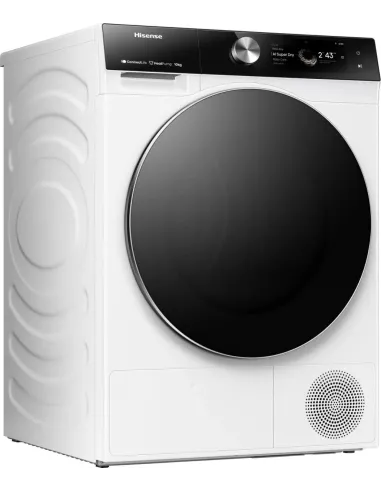 Hisense asciugatrice DH7S107BW 10 Kg Classe A+++ Ai super dry Porta reversibile WiFi