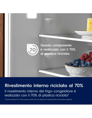 Electrolux KNT6ME18S3 Frigocongelatore Serie 600 TwinTech® Total No Frost 177,2 cm