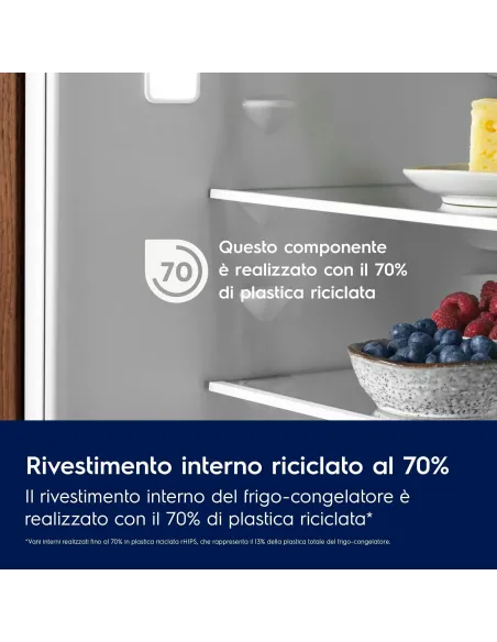 Electrolux KNT6ME18S3 Frigocongelatore Serie 600 TwinTech® Total No Frost 177,2 cm