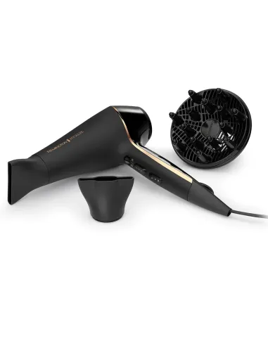 Remington PROLuxe Midnight Edition asciuga capelli 2400 W Nero, Oro