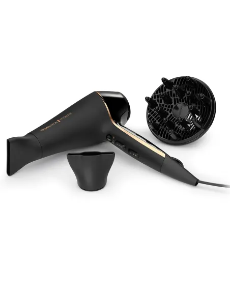 Remington PROLuxe Midnight Edition asciuga capelli 2400 W Nero, Oro