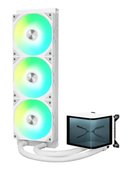 TRYX PANORAMA ARGB 360 Processore Kit di raffreddamento a liquido 12 cm Bianco 1 pz