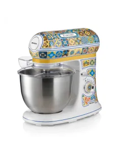Ariete 1588 Impastatrice Positano, Planetaria, 7 velocità, 2400 Watt, 5,5 litri, Tazza Acciaio Inox