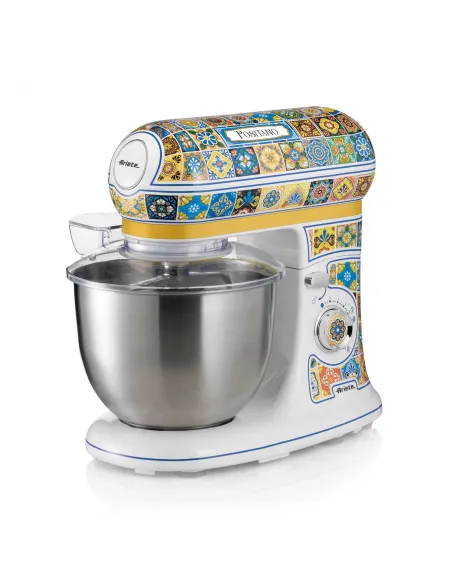 Ariete 1588 Impastatrice Positano, Planetaria, 7 velocità, 2400 Watt, 5,5 litri, Tazza Acciaio Inox