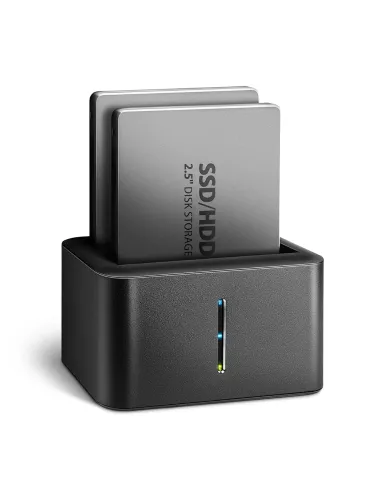 Axagon ADSA-D25 docking station per unità di archiviazione USB 3.2 Gen 1 (3.1 Gen 1) Type micro-B Nero