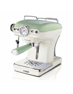 Ariete 1389 Macchina da Caffè Espresso di Design - per Polvere e cialde ESE - filtro 1 e 2 tazze - Montalatte - 850 Watt -