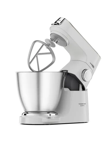 Kenwood Titanium Chef Baker XL Lite - Impastatrice planetaria, 3 ganci e fruste,1200W, 7L, Bianco (KVL65.001WH)