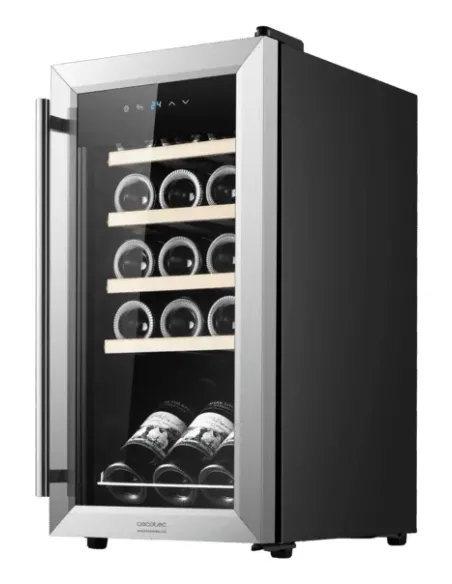 Cecotec 00121 cantina vino Cantinetta vino con compressore Libera installazione Acciaio inox 15 bottiglia bottiglie
