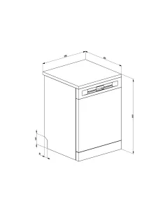 Smeg LVS292DN lavastoviglie Libera installazione 13 coperti 2