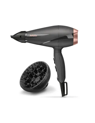 BaByliss Smooth Pro 2100 asciuga capelli 2100 W Nero, Oro rosa