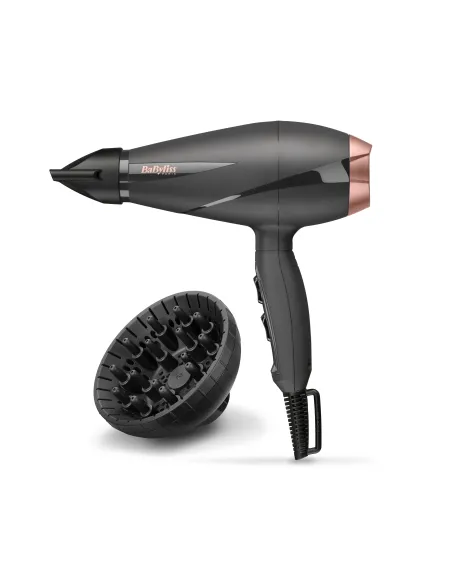 BaByliss Smooth Pro 2100 asciuga capelli 2100 W Nero, Oro rosa