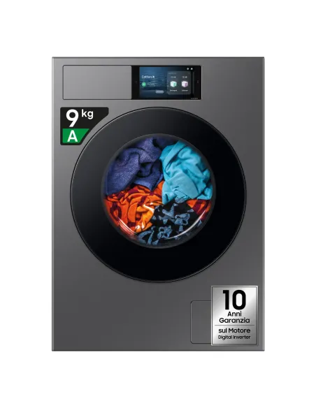 Samsung WF90F09C4SU3 lavatrice Caricamento frontale 9 kg 1400 Giri min Argento