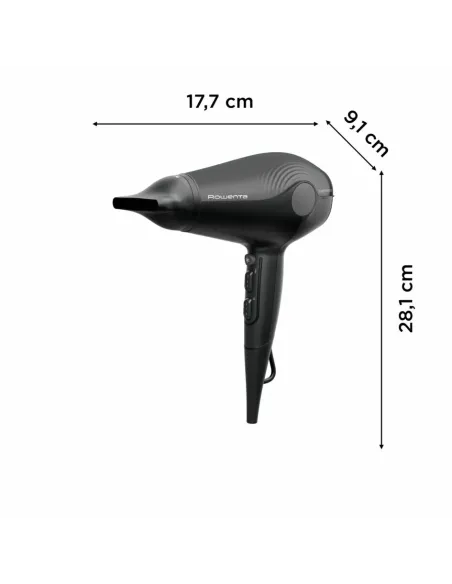 Rowenta Ultra Silence CV6430 asciuga capelli 1800 W Nero