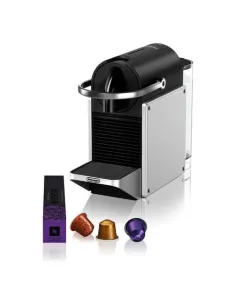 Macchina caffè De Longhi 0132193834 PIXIE EN 127S Silver e Black