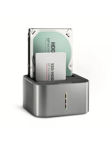 AXAGON ADSA-DC USB3.2 Gen1 - 2x SATA 6G CLONE DUAL HDD Dock Station ASMedia