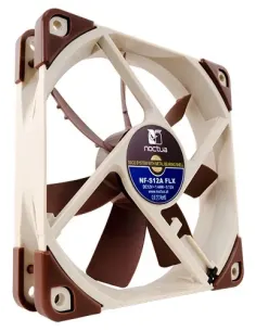 Noctua NF-S12A FLX Case per computer Ventilatore 12 cm Beige, Marrone 2