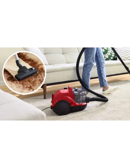 Bosch BGS21CAR aspirapolvere a traino 2 L Aspiratore a cilindro Secco 750 W Senza sacchetto