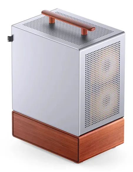 Jonsbo T7 Midi Tower Legno, Argento
