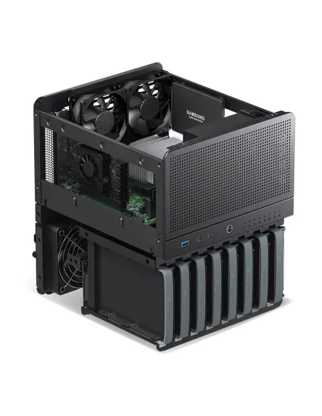 Jonsbo N3 computer case Mini Tower Nero