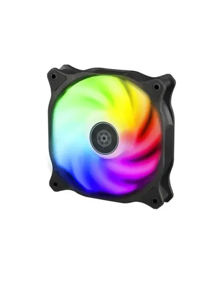 Silverstone Air Blazer 120R Case per computer Ventilatore 12 cm Nero, Translucent