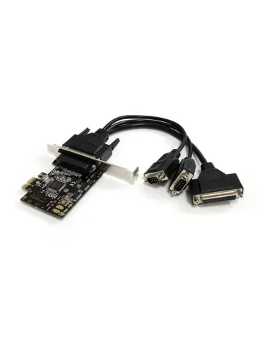 StarTech.com Scheda seriale parallela PCI Express 2S1P con cavo di ripartizione