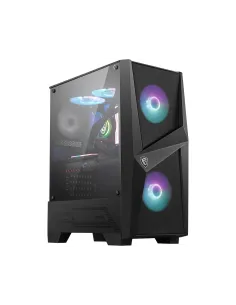 MSI MAG FORGE 100R computer case Midi Tower Nero, Trasparente