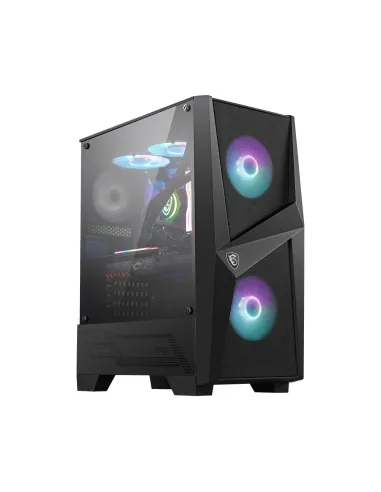 MSI MAG FORGE 100R computer case Midi Tower Nero, Trasparente