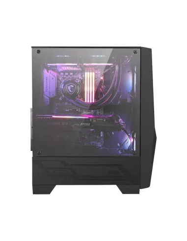 MSI MAG FORGE 100R computer case Midi Tower Nero, Trasparente