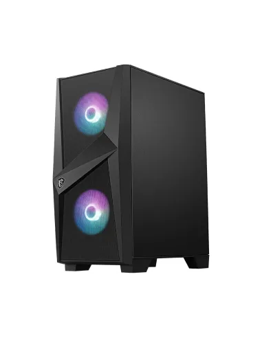MSI MAG FORGE 100R computer case Midi Tower Nero, Trasparente
