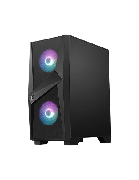 MSI MAG FORGE 100R computer case Midi Tower Nero, Trasparente