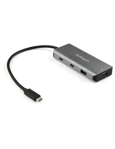 StarTech.com Hub USB-C a 4 porte con 2x USB A e 2x USB C - SuperSpeed 10Gbps USB Type-C 3.1 3.2 Gen 2 Hub - Bus USB alimentato