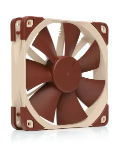 Noctua NF-F12 Case per computer Ventilatore 12 cm Beige, Marrone