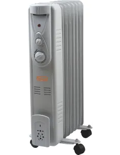 Vinco 70500 stufetta elettrica Interno Grigio 1000 W Riscaldatore ambiente elettrico a olio
