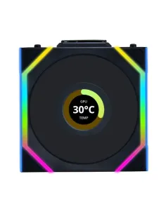 Lian Li UNI FAN SL Wireless LCD 120 Reverse Blade Case per computer Ventilatore 12 cm Nero 1 pz 2